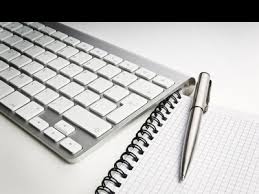 writing keyboard and pen
